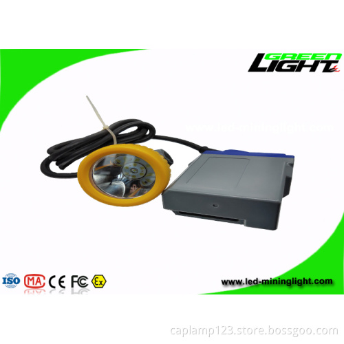 Corded Coal Mining Lights High Brightness Cap Lamp